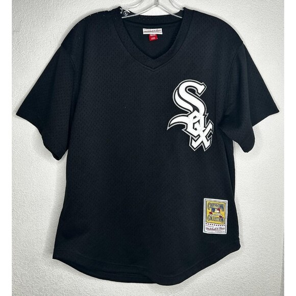 Chicago White Sox Jersey Mens Medium Black MLB Baseball Cooperstown Throwback #8 - Picture 1 of 11